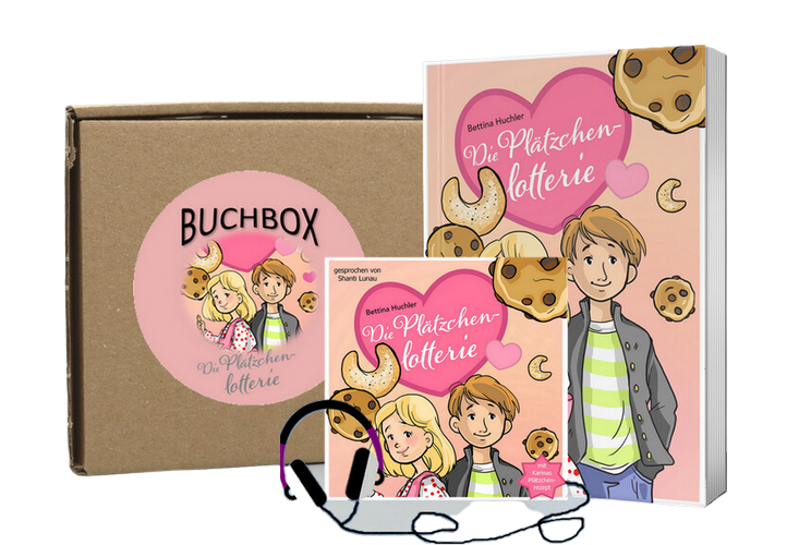 Die Plätzchenlotterie - Buchbox inkl. Hörbuch (mp3)