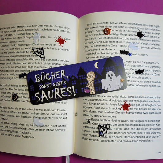 Standard-Lesezeichen "Bücher, sonst gibt's Saures!"