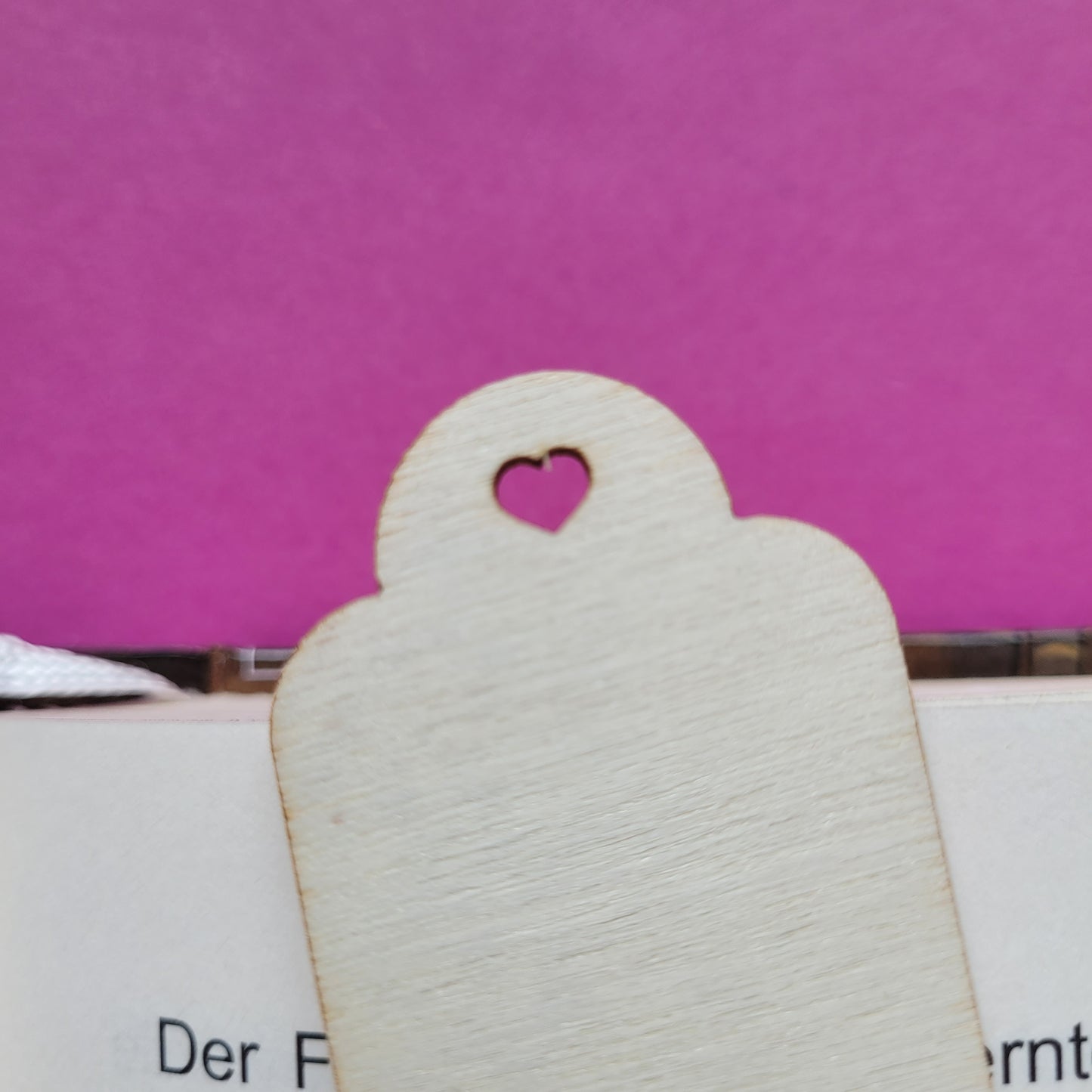 Holz-Lesezeichen „Lesepause deluxe“