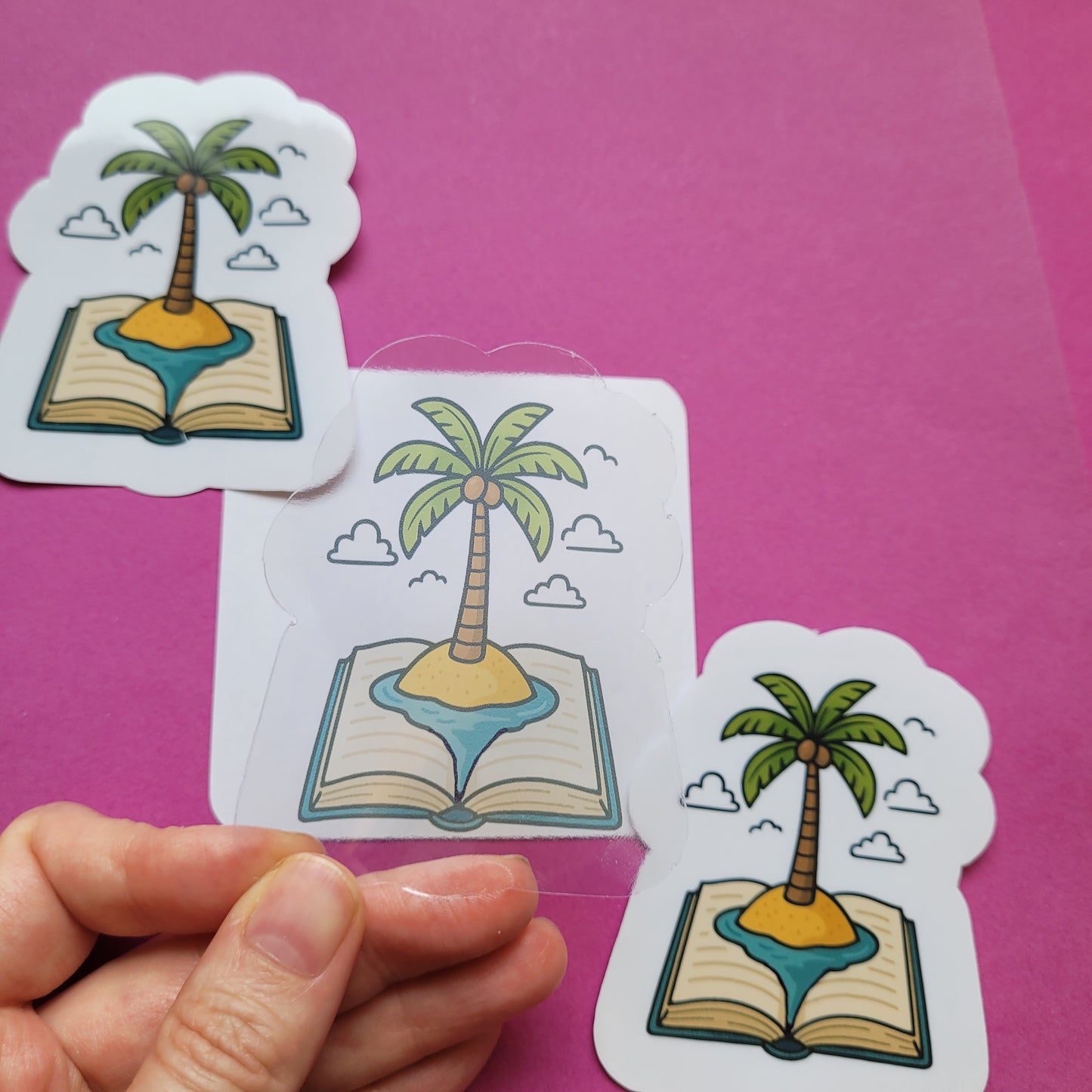 Sticker „Leseinsel"