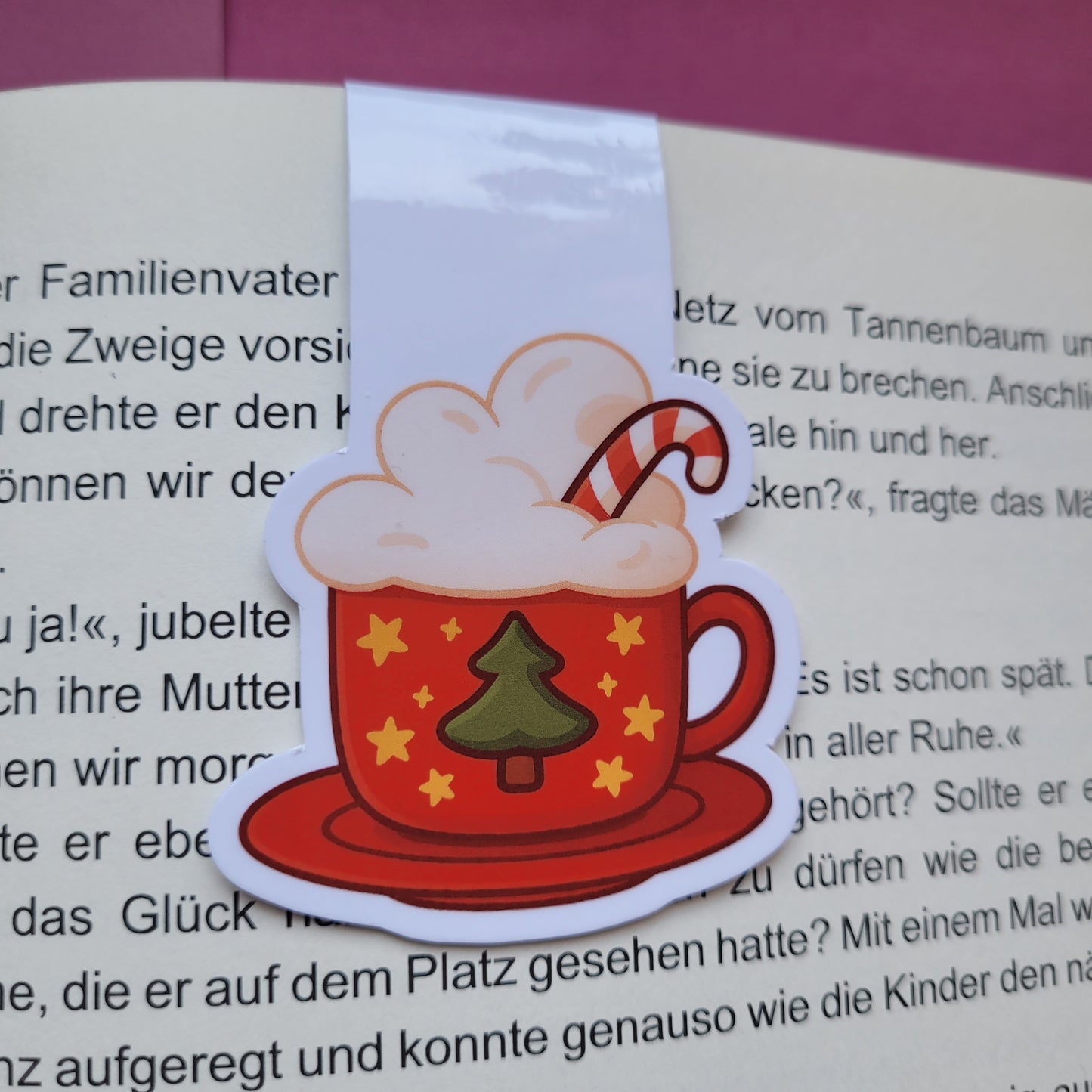 Magnet-Lesezeichen „Weihnachtskakao“