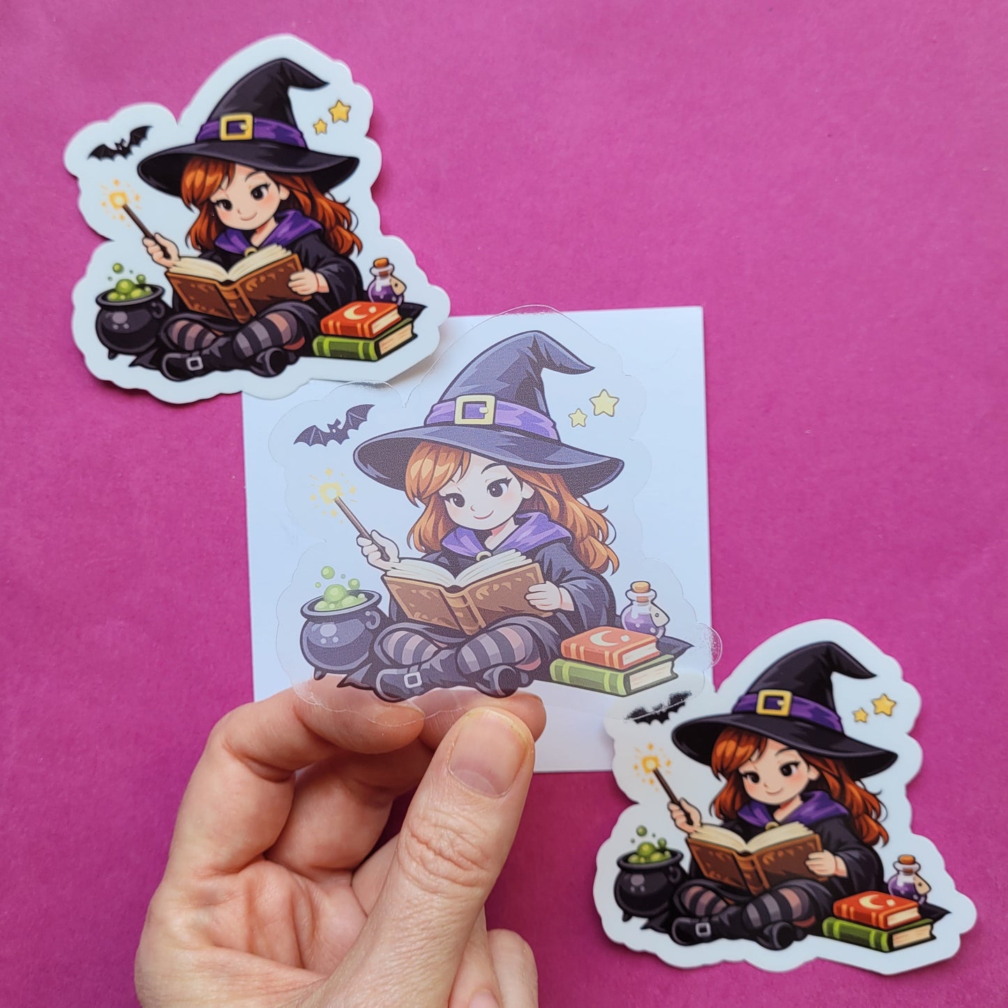 Sticker „Junghexe Walburga“ 🧙♀️📖✨