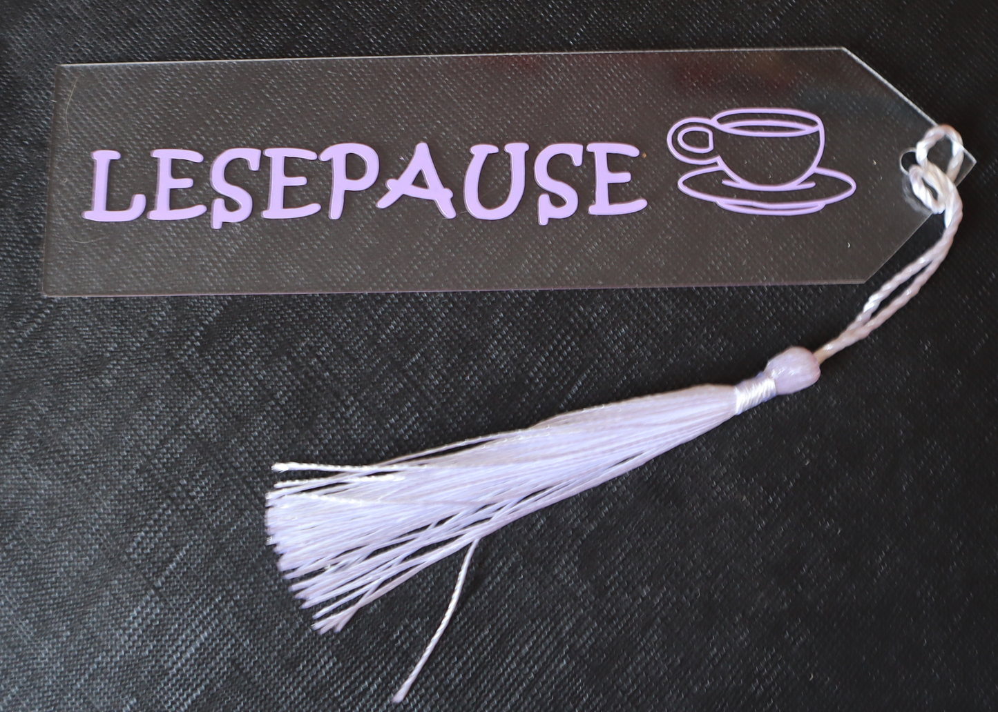 Acryl-Lesezeichen "Lesepause"