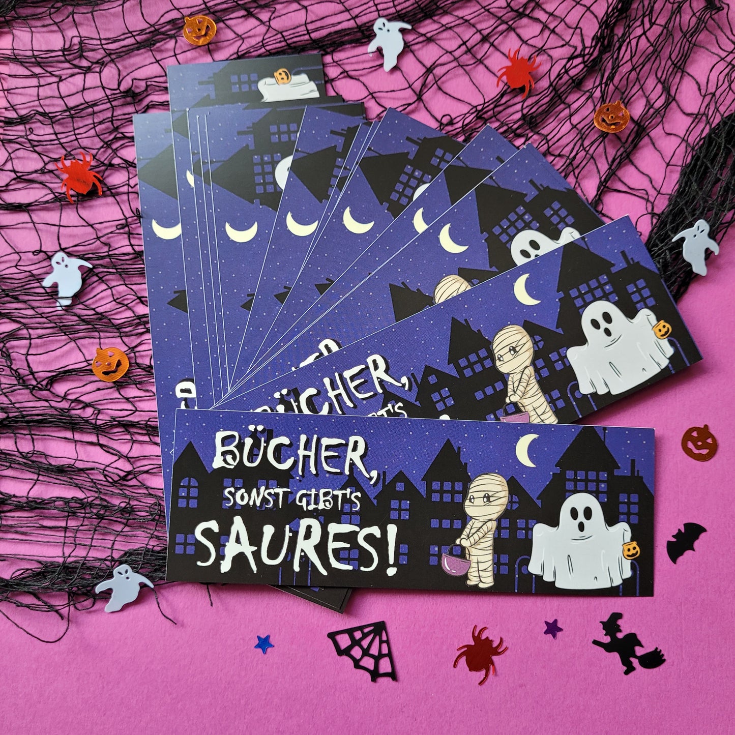 Standard-Lesezeichen "Bücher, sonst gibt's Saures!"