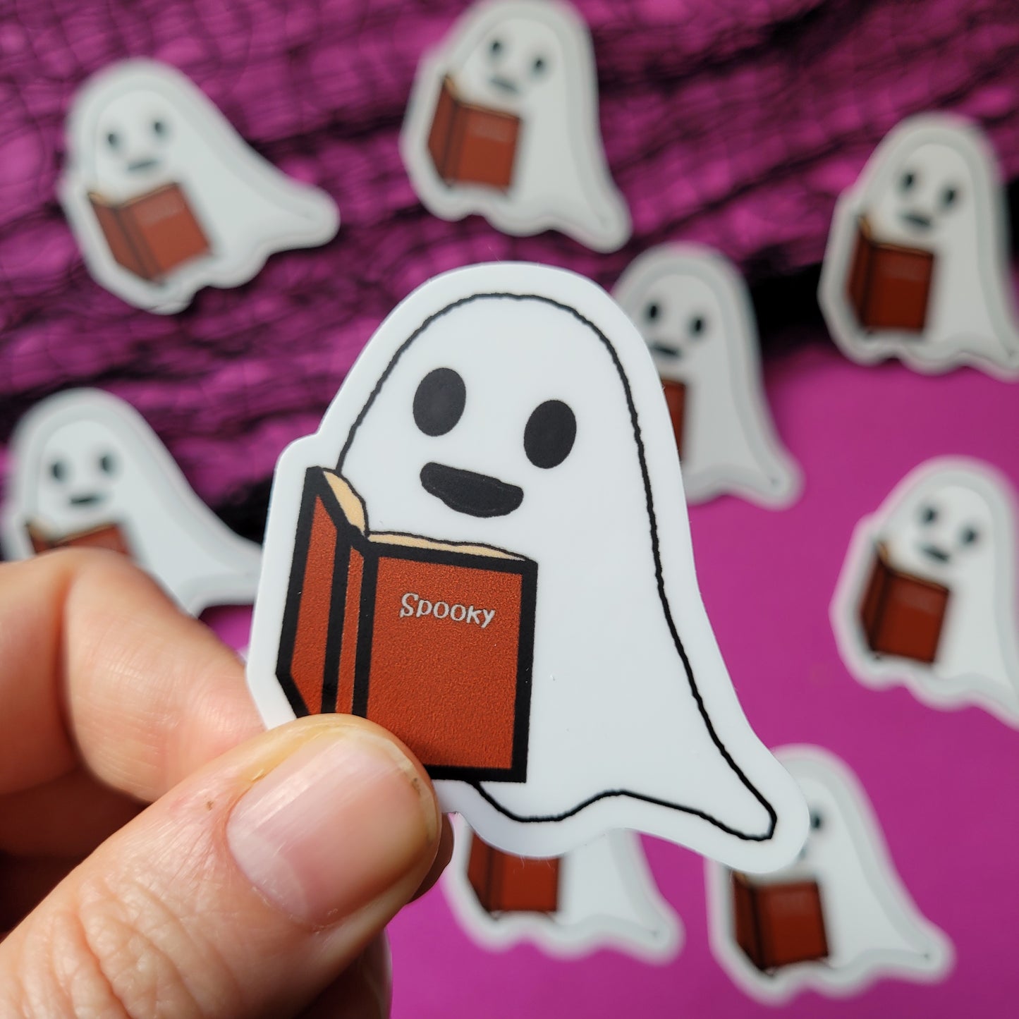 Sticker „Buchgeist Spooky"