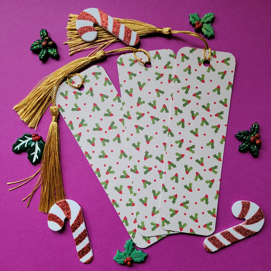 Unikat-Lesezeichen "Mistelzweig"