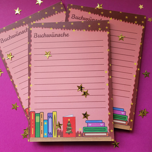 Notizblock A5 "Buchwünsche"