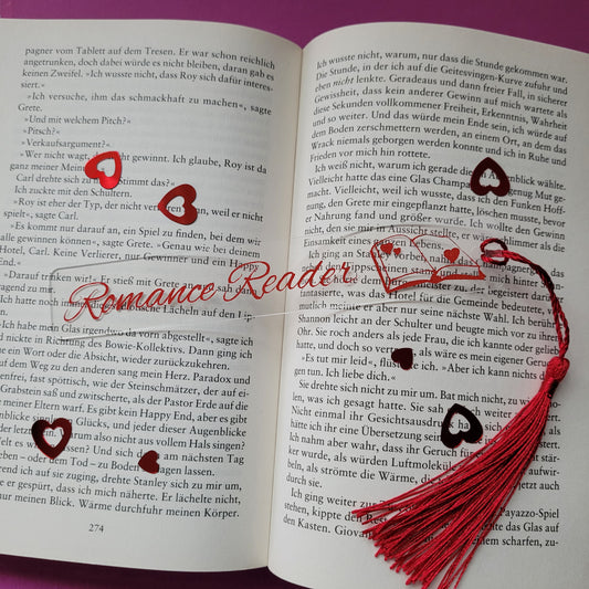 Acryl-Lesezeichen "Romance Reader"