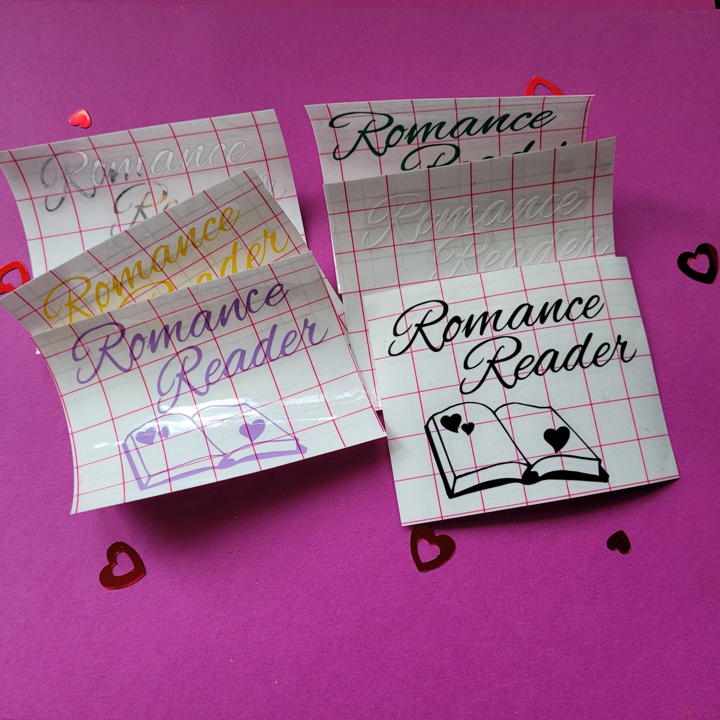 Vinyl-Aufkleber "Romance Reader"