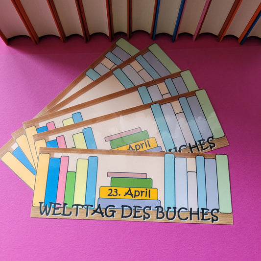 Standard-Lesezeichen "Welttag des Buches"
