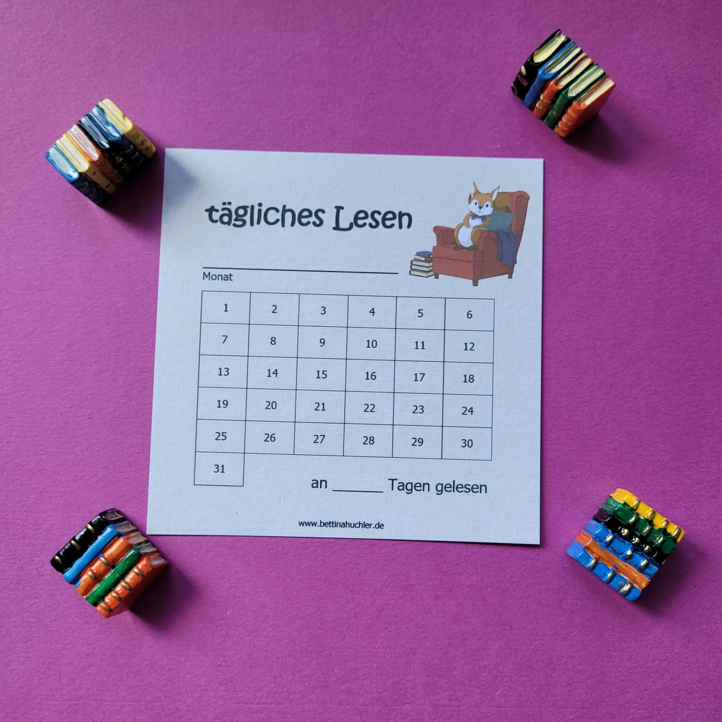 Lesetracker "Lesehörnchen"