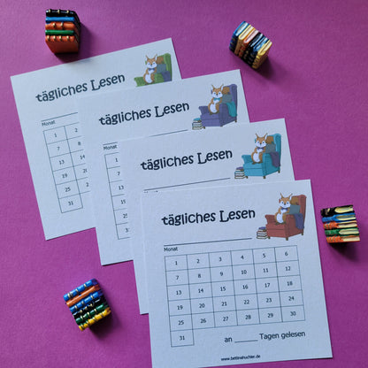 Lesetracker "Lesehörnchen"