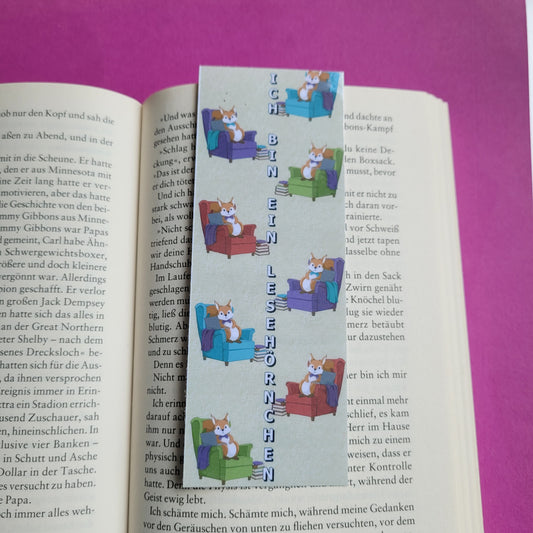 Standard-Lesezeichen "Ich bin ein Lesehörnchen"