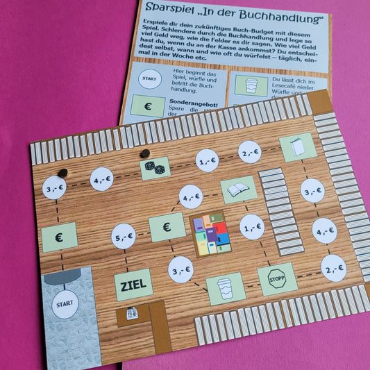 Sparspiel "In der Buchhandlung"