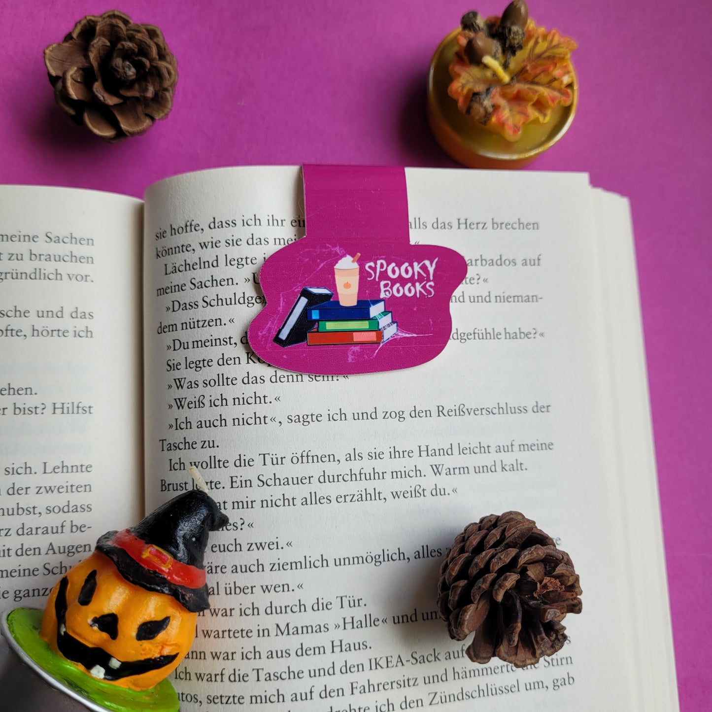 Magnet-Lesezeichen "Spooky Books"