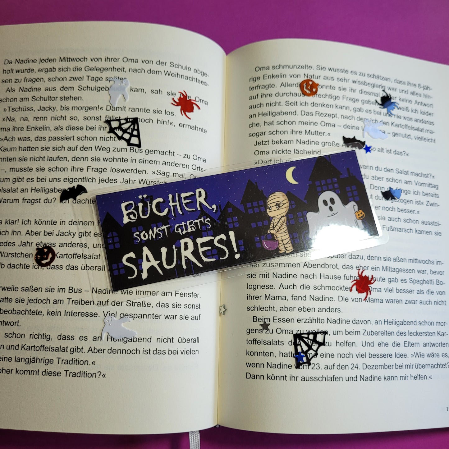 Standard-Lesezeichen "Bücher, sonst gibt's Saures!"