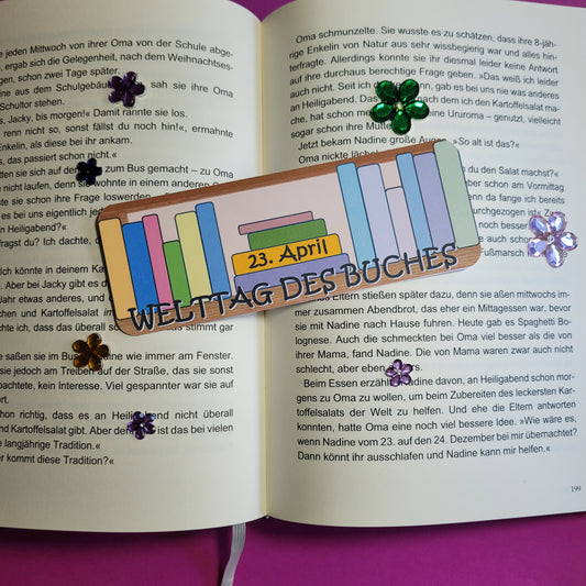 Standard-Lesezeichen "Welttag des Buches"