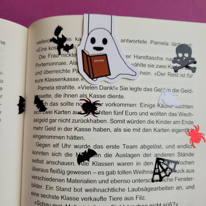 Magnet-Lesezeichen "Buchgeist Spooky"