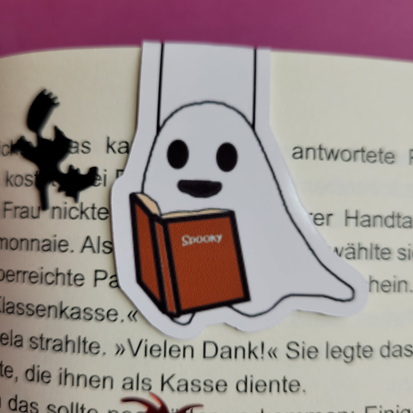 Magnet-Lesezeichen "Buchgeist Spooky"