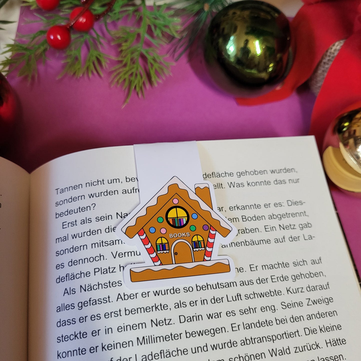 Magnet-Lesezeichen "Buchhandlung Lebkuchenhaus"