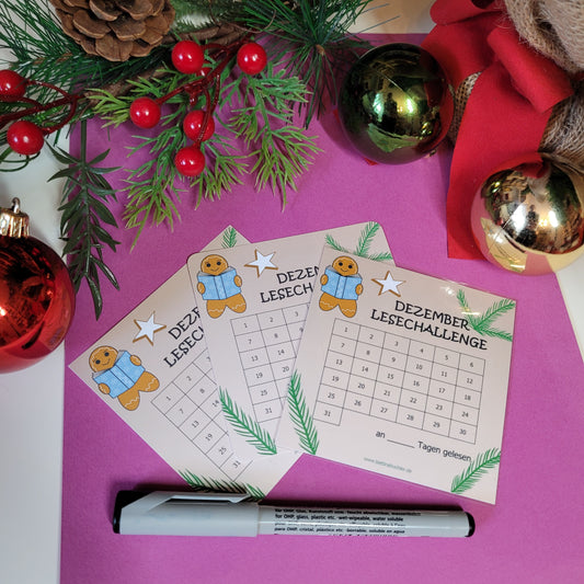 Lesetracker "Dezember Lesechallenge mit Karl"