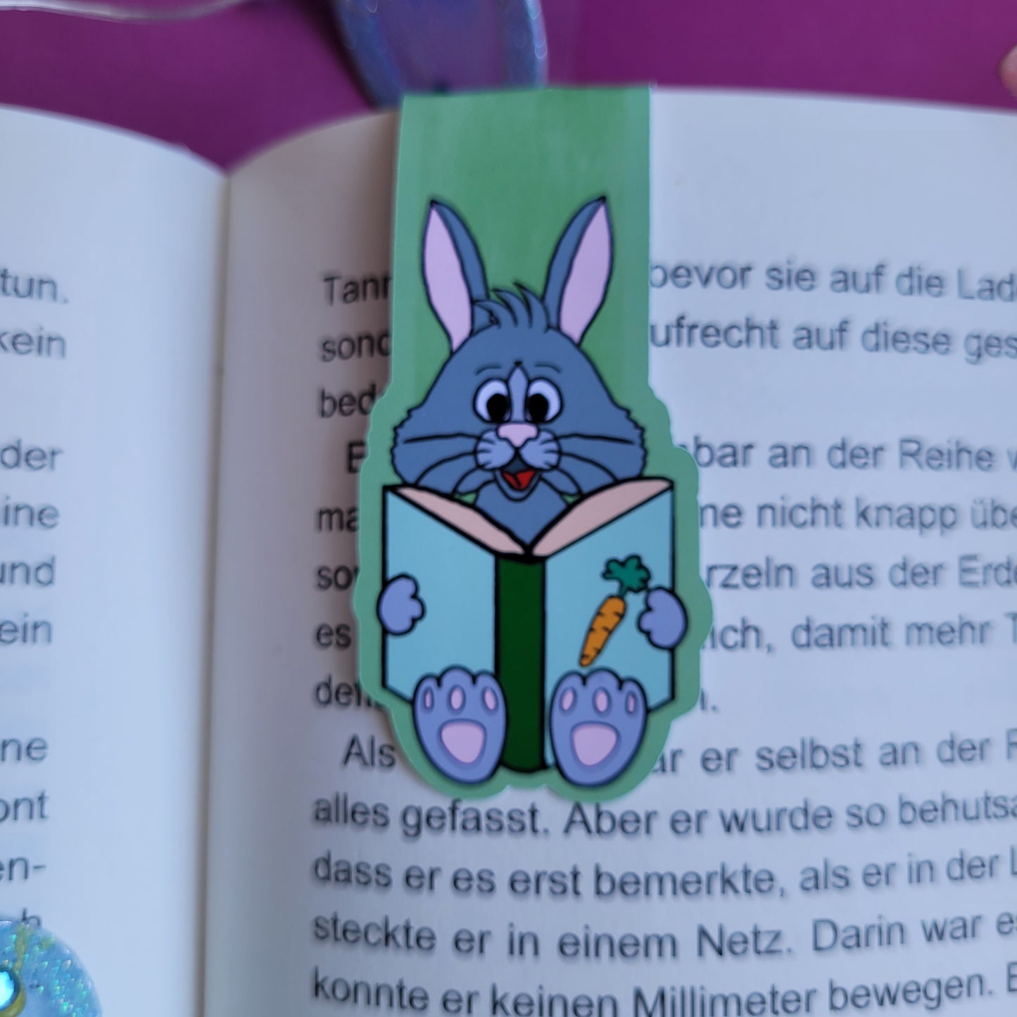 Magnet-Lesezeichen "Henry Hase"