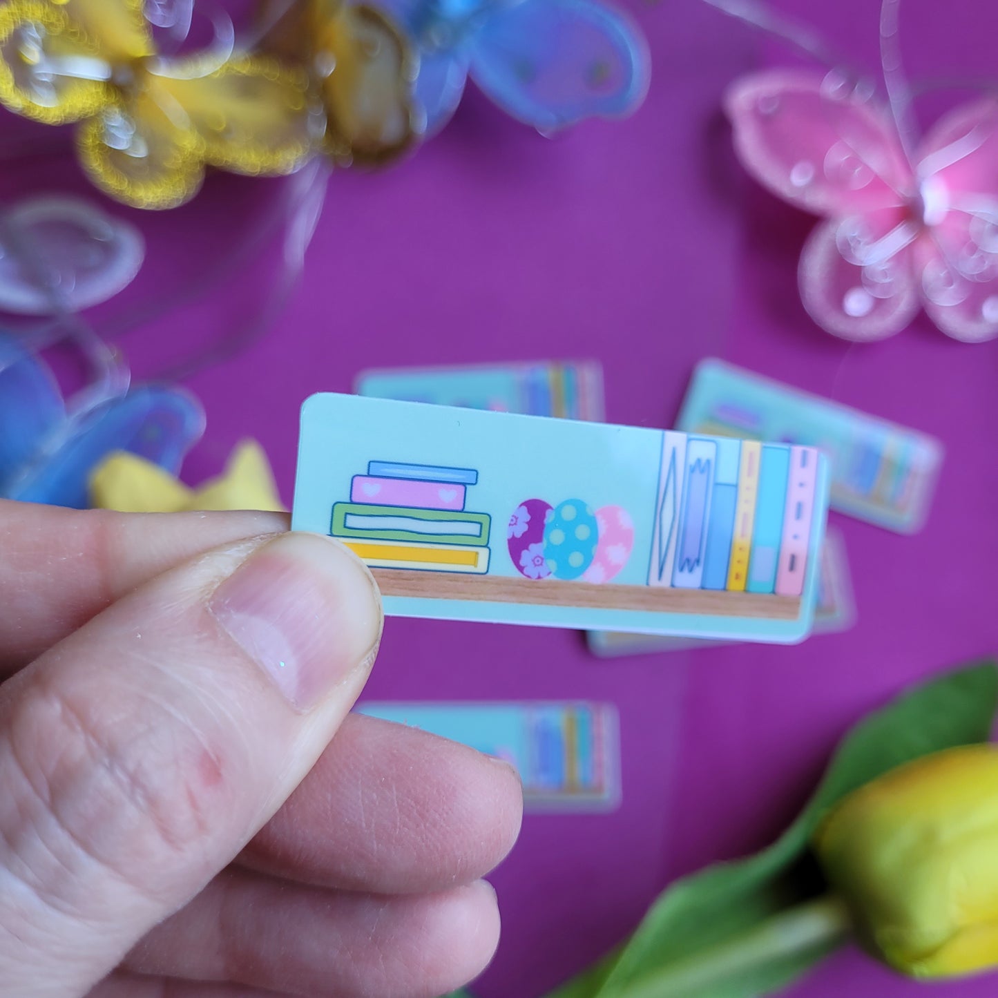 Sticker „Osterbuchregal"