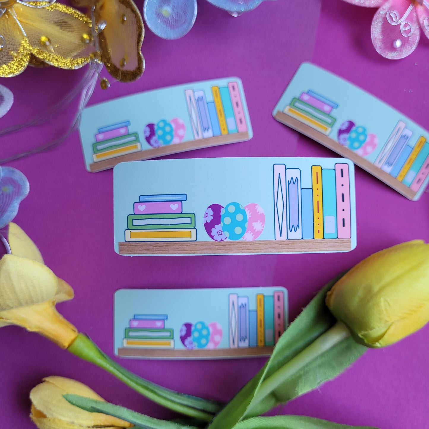 Sticker „Osterbuchregal"