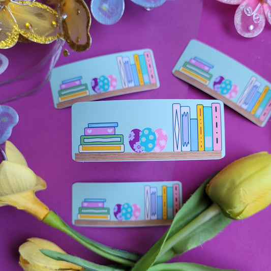 Sticker „Osterbuchregal"