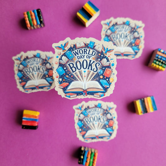 Sticker „World Day Of Books"