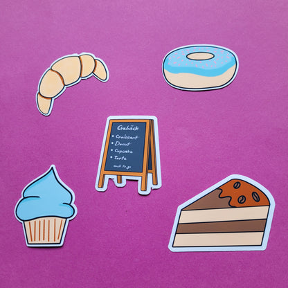 Sticker „Gebäck"