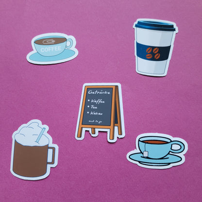 Sticker„warme Getränke"
