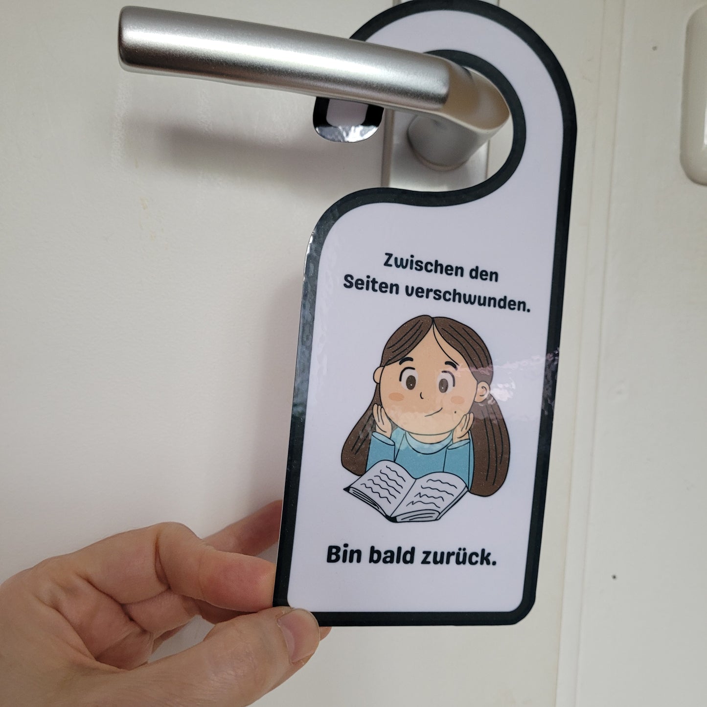 Türschild "Lesende Kinder"