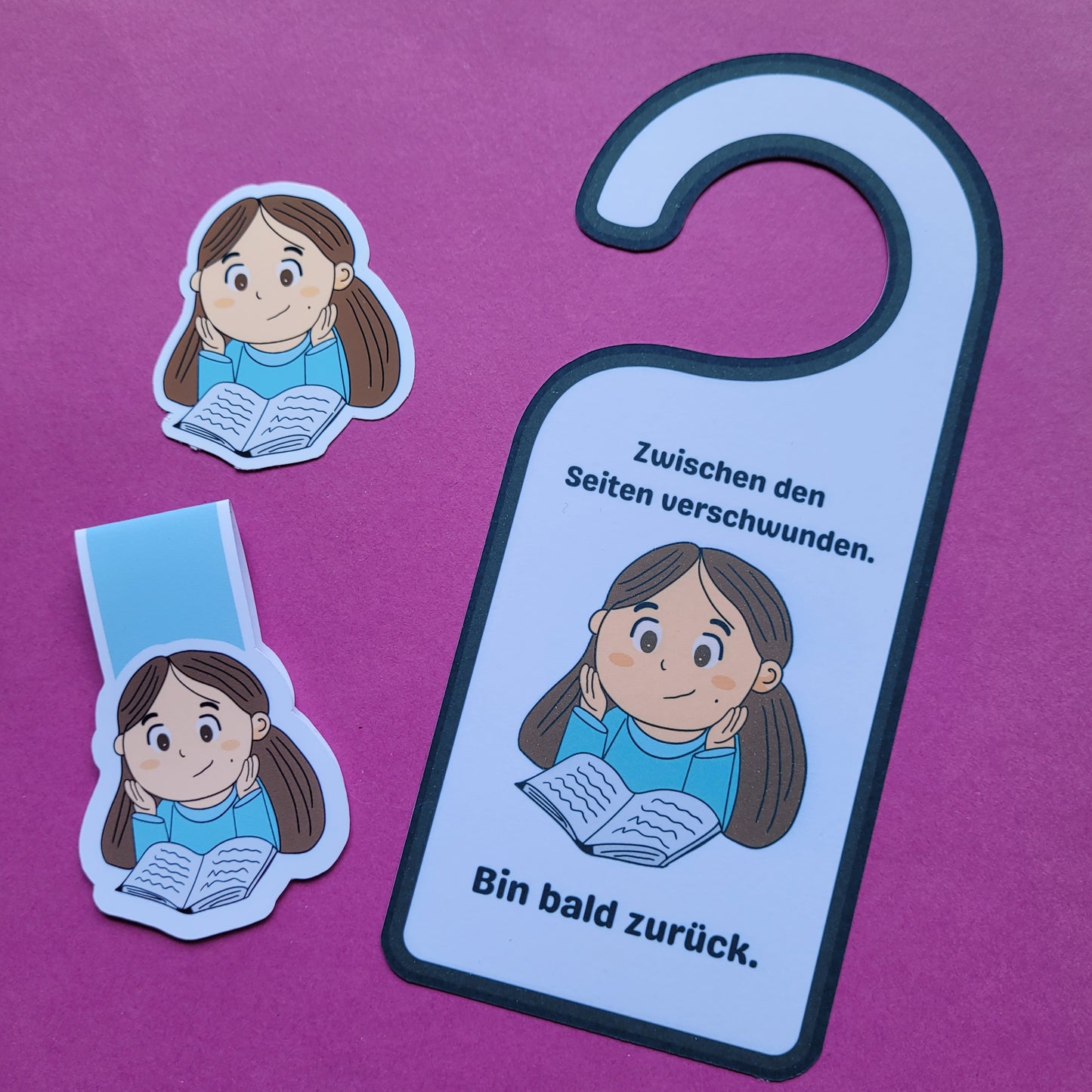 Set "Lesende Kinder"