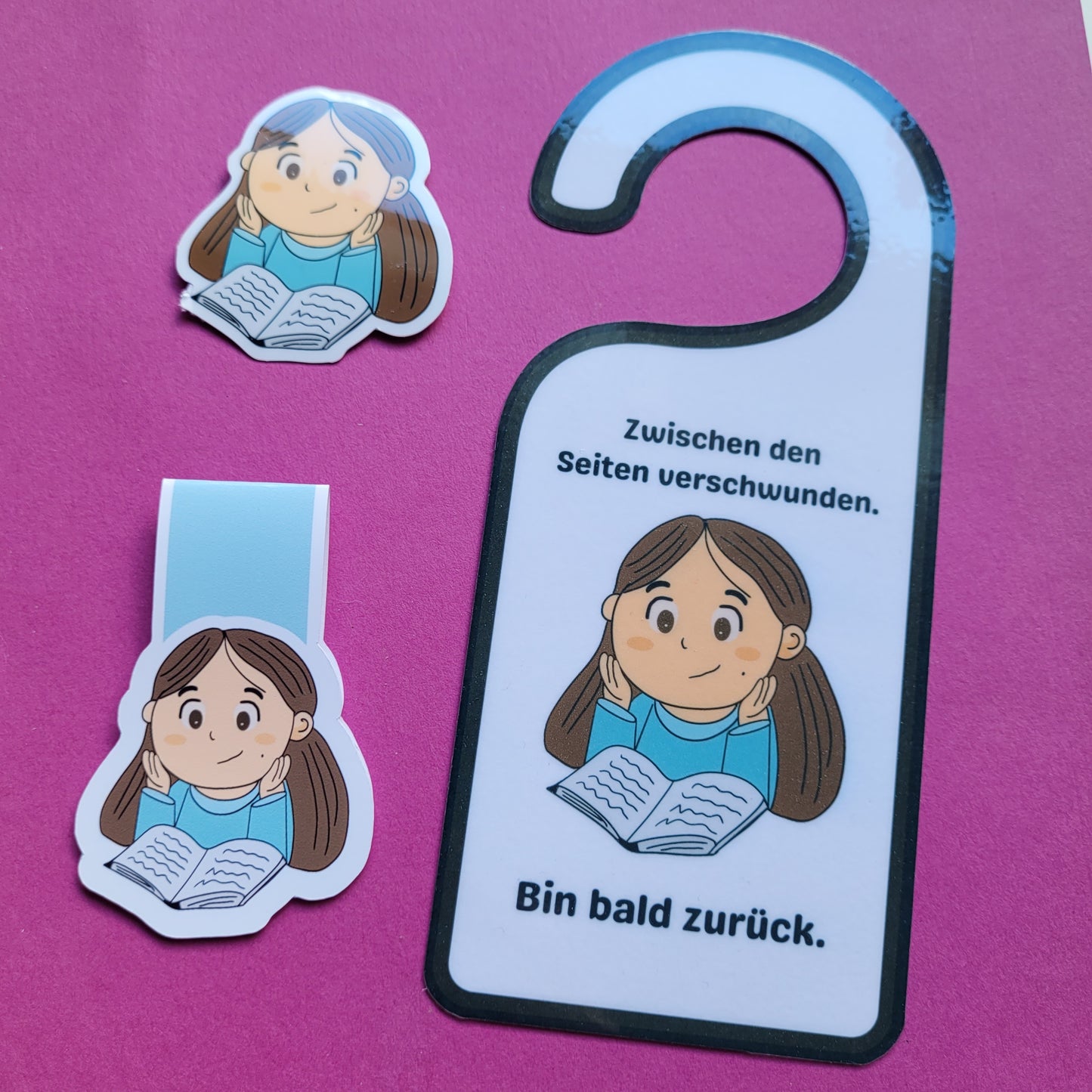 Set "Lesende Kinder"