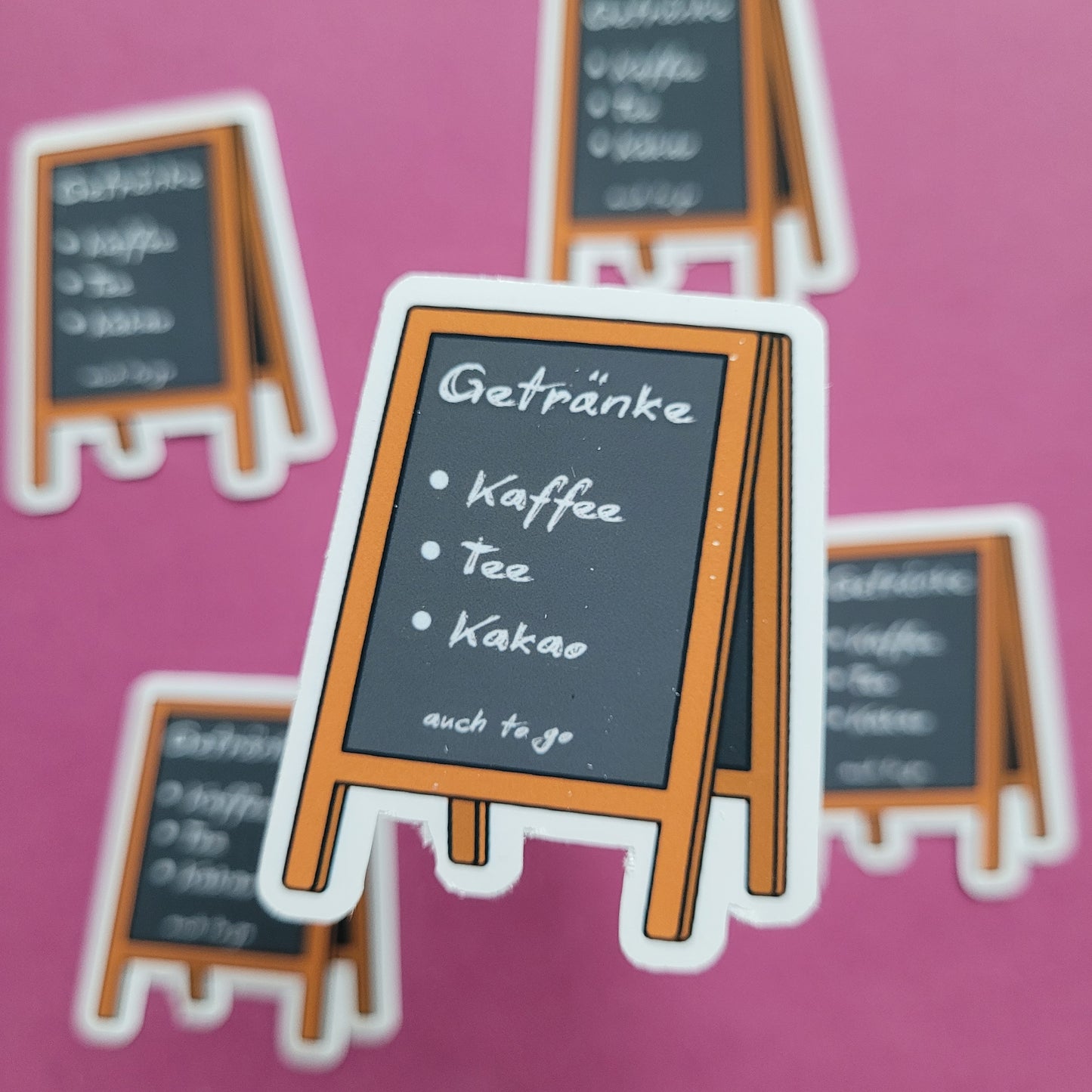 Sticker„warme Getränke"