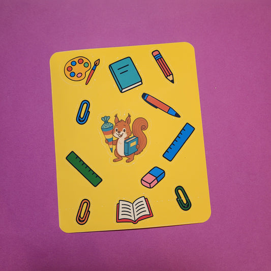 Stickerbogen "Schulanfang"