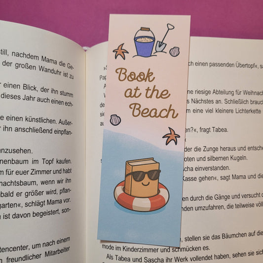Standard-Lesezeichen "Book at the Beach"