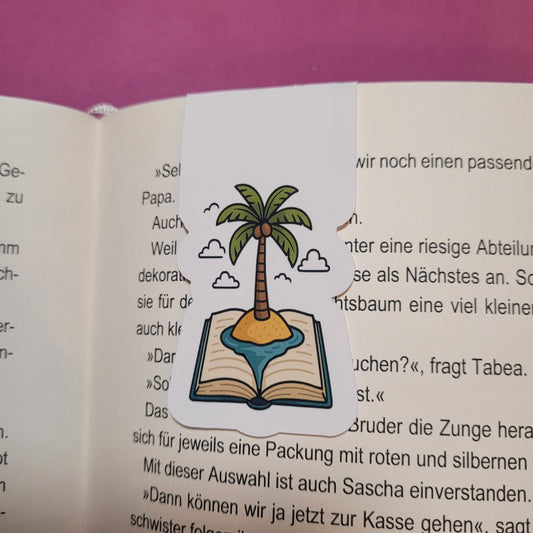 Magnet-Lesezeichen "Leseinsel"