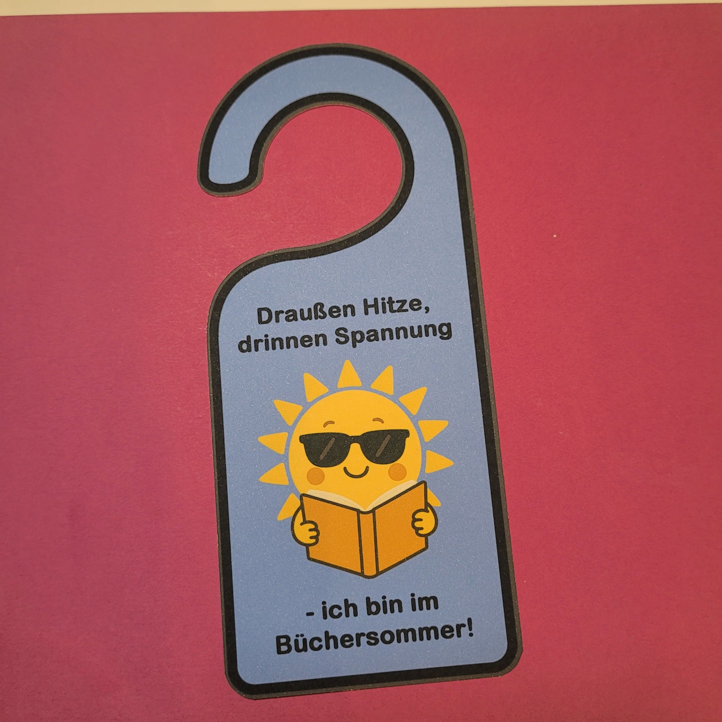 Türschild "Büchersommer"