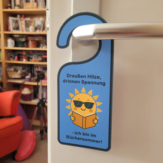 Türschild "Büchersommer"