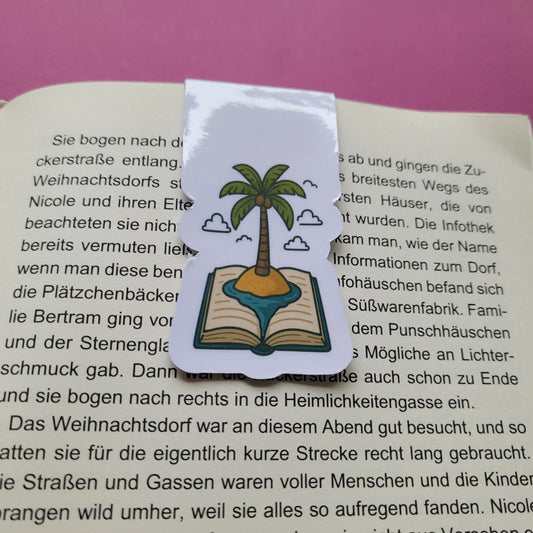 Magnet-Lesezeichen "Leseinsel"