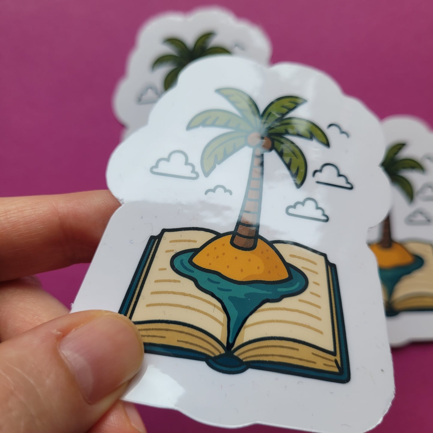 Sticker „Leseinsel"