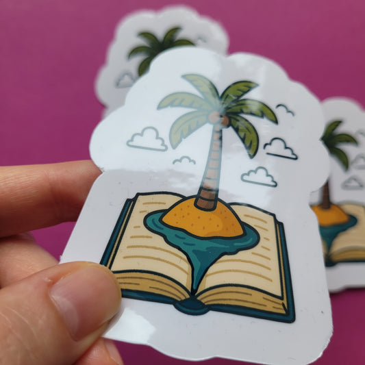 Sticker „Leseinsel"