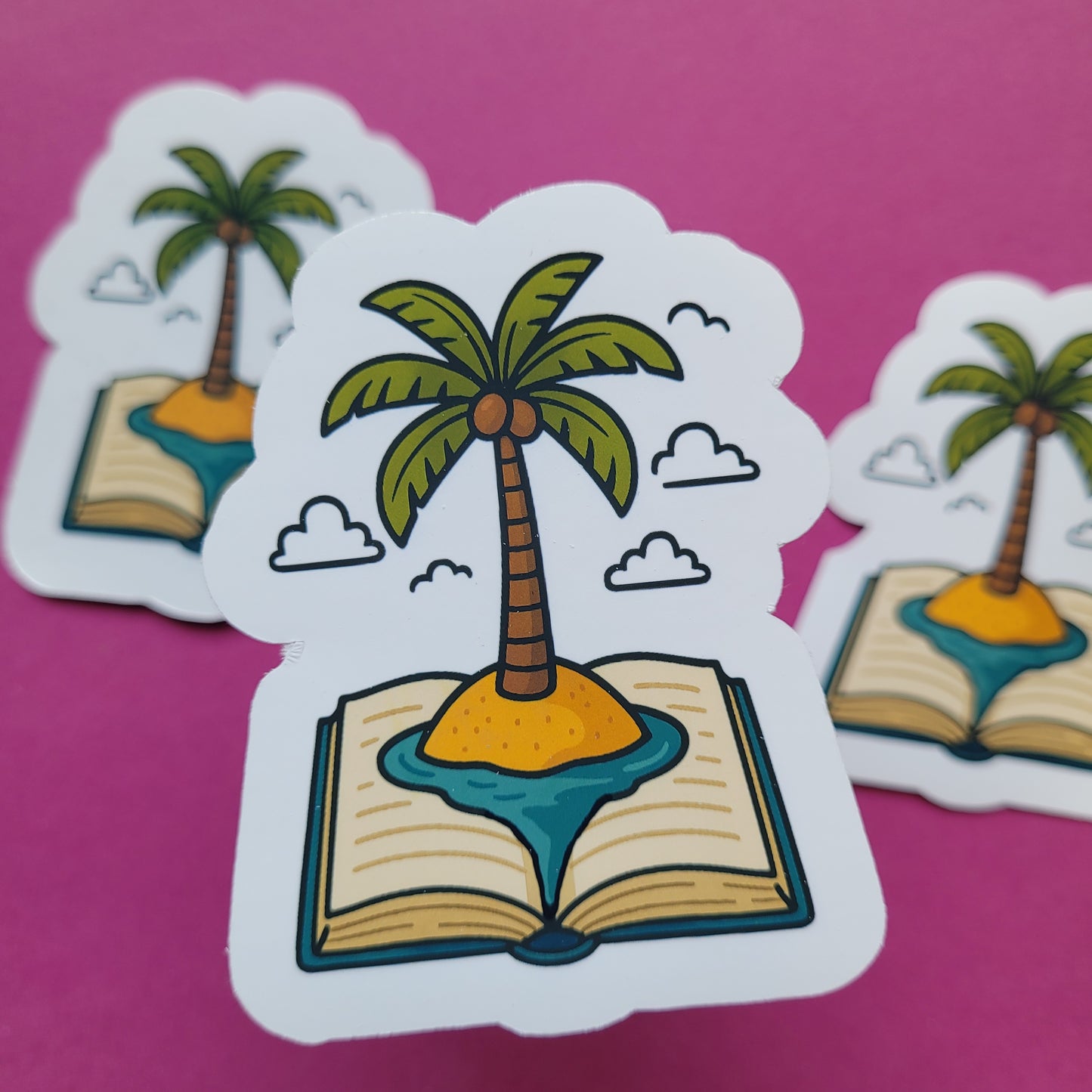 Sticker „Leseinsel"