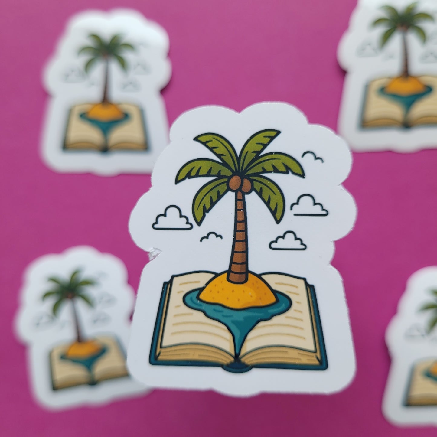 Sticker „Leseinsel"