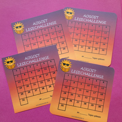 Lesetracker "August Lesechallenge"