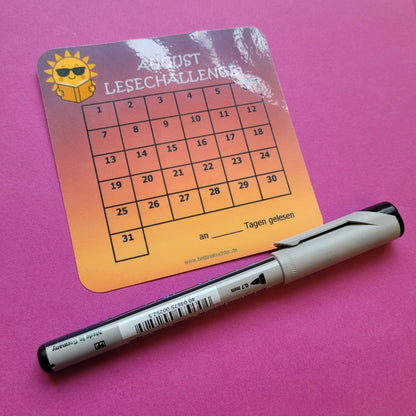 Lesetracker "August Lesechallenge"