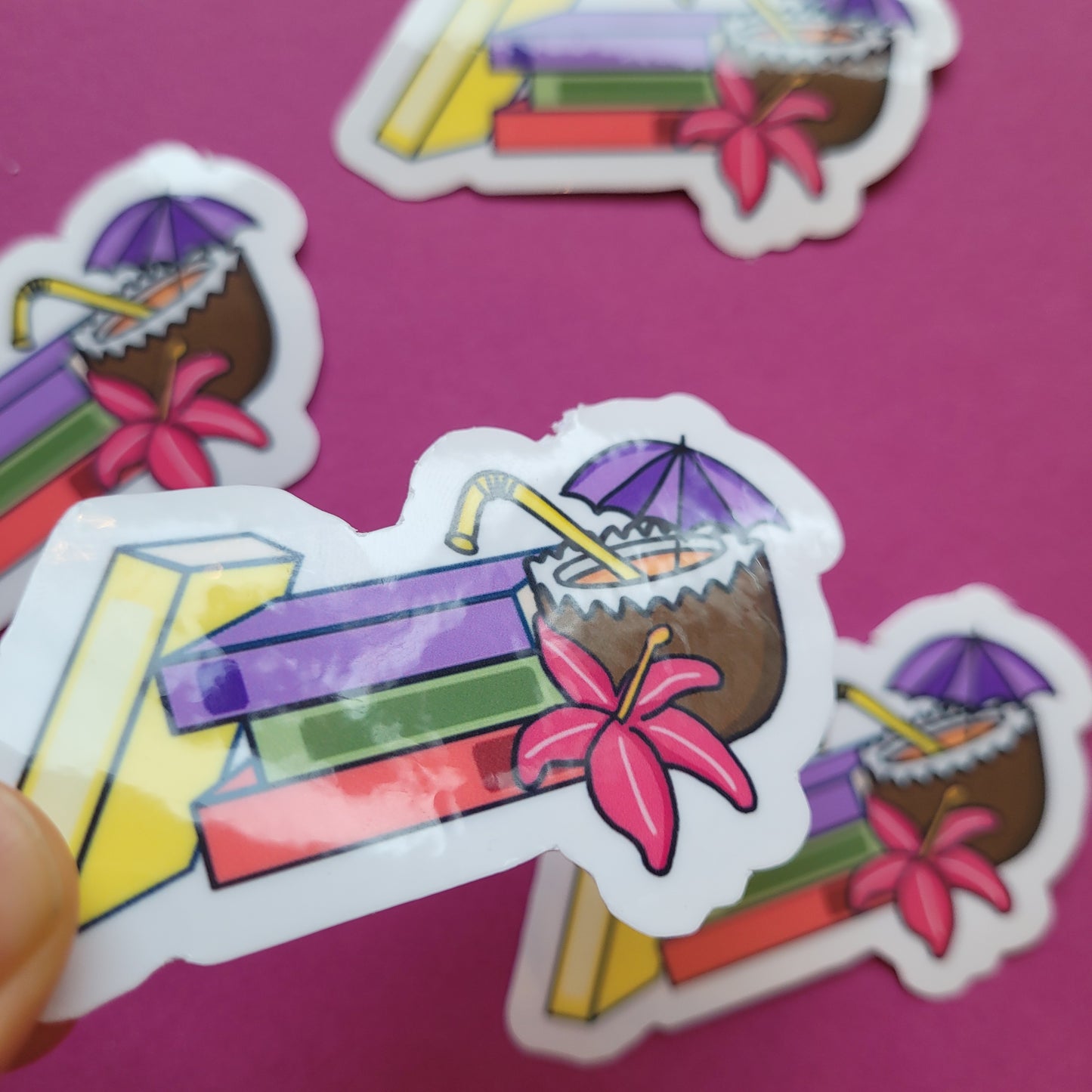 Sticker „Sommerbücher"