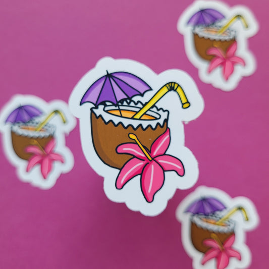 Sticker „Kokosdrink"